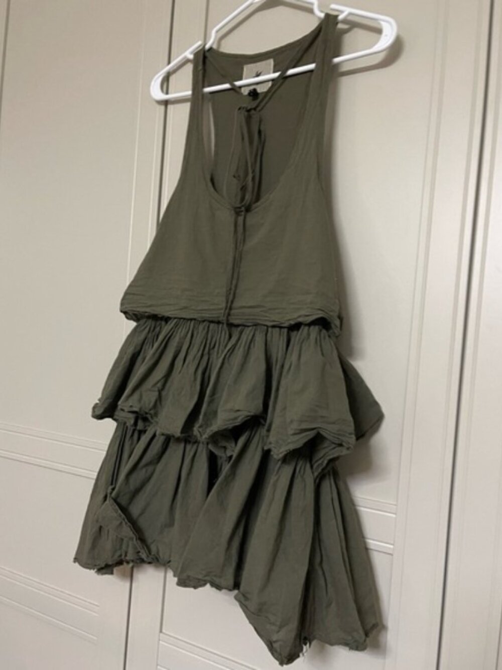 One Teaspoon Road House Dinky Dress in Green - Picture 4 of 9